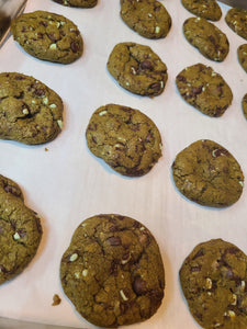 Mint Chocolate Chip Cookies